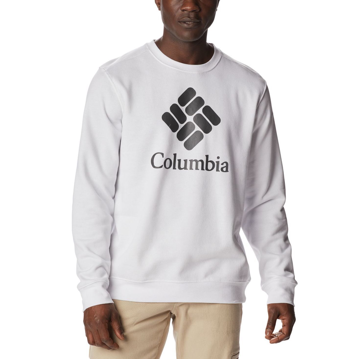 Columbia Mens Gem Logo Trek Crew Sweatshirt,Large